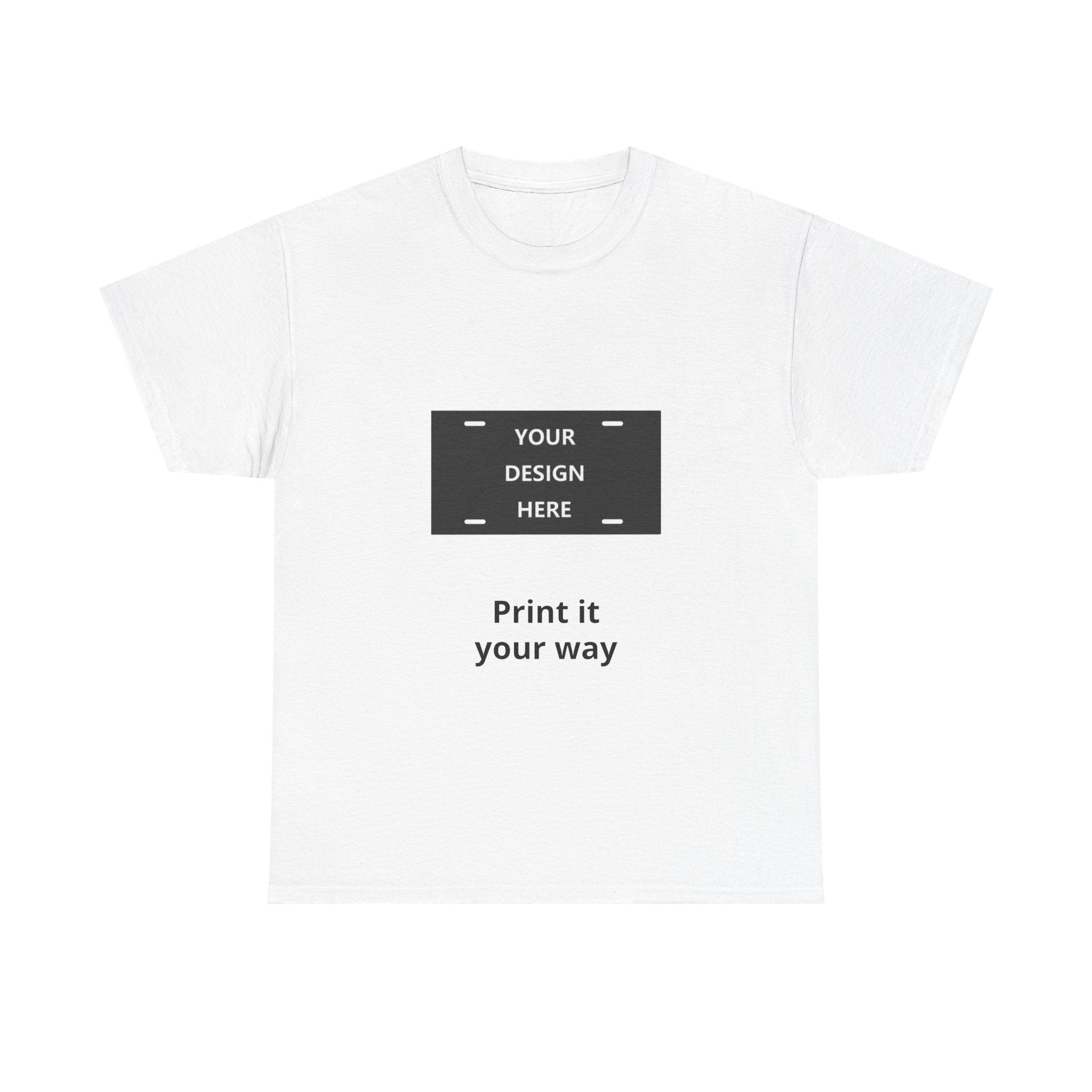 Customizable T‑Shirt