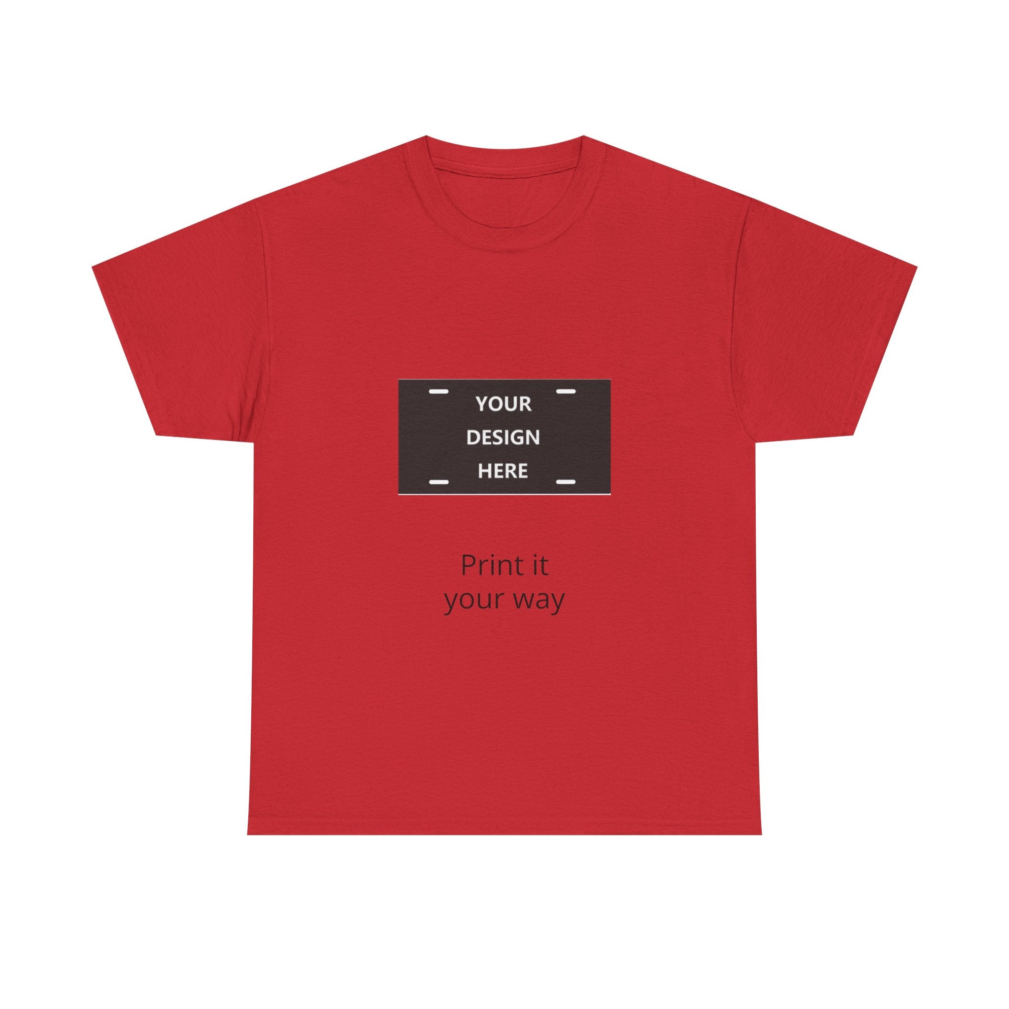 Customizable T‑Shirt